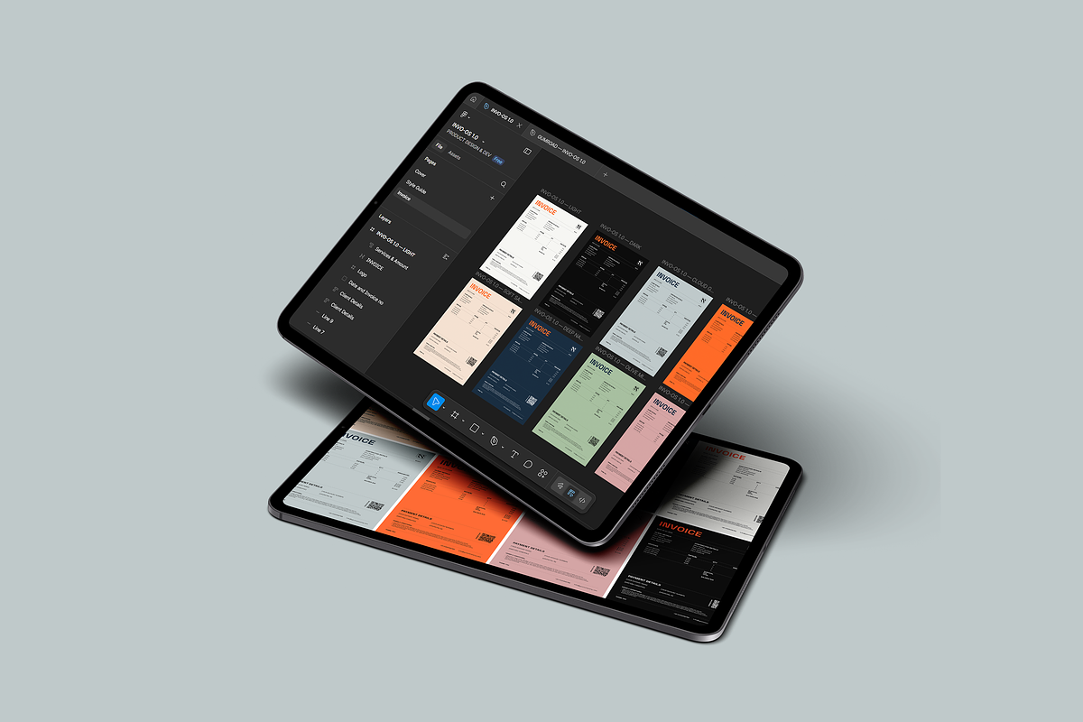 INVO-OS 1.0 | Figma Invoice Template preview 4