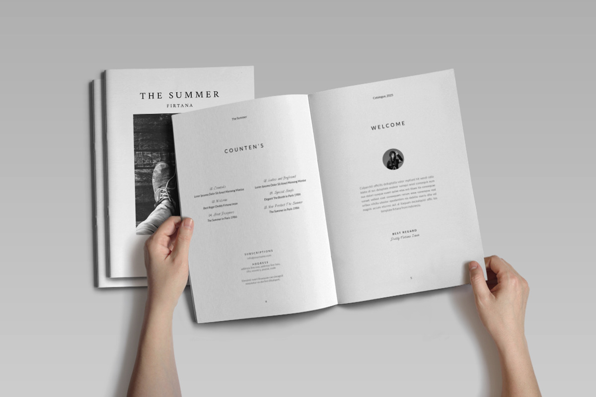 The Summer Catalogue, a Brochure Template by Firtana (Photo 2 of 12)