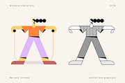 Minimal Character Set, a Person Illustration by Léo Alexandre (Thumbnail 2 of 18)