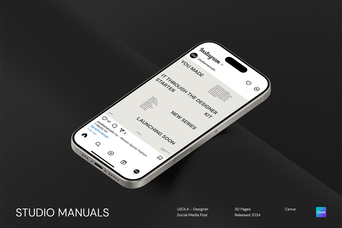 USOLA – Designer Starter Kit Post, a Social Media Template by Studio Manuals (Photo 7 of 8)