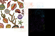 Vintage Seashell Coastal Nautica, a Pattern Graphic by NayaChu (Thumbnail 5 of 9)