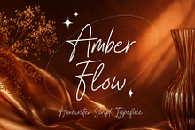Amber Flow - Handwritten Script Type