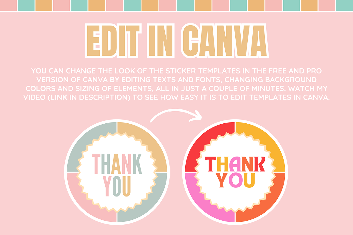 Packaging Stickers - Bundle of 12, a Stationery Template by SunshineStudioBoutique (Photo 3 of 10)