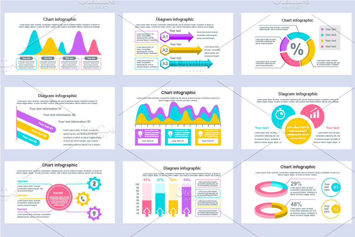 Simple Infographics Powerpoint, a Presentation Template by alexdndz