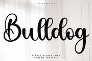 Bulldog, a Handwritten Font by InermediaSTUDIO (Thumbnail 1 of 8)