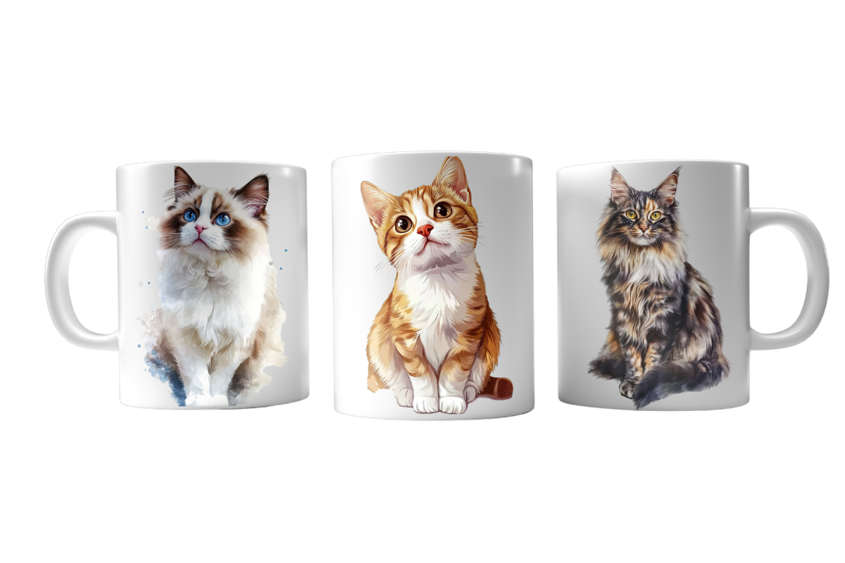 Watercolor Cat Breeds – Volume 1, an Animal Illustration by PrintHaven Designs (Photo 9 of 10)