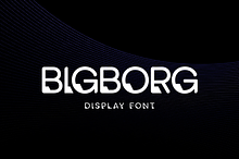 Bigboarg Robotic Display Font
