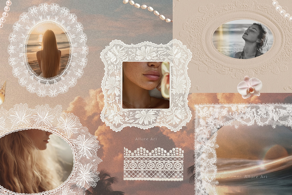 Vintage Collage Kit Lace & Paper, an Object Graphic by Allure Art (Photo 20 of 23)