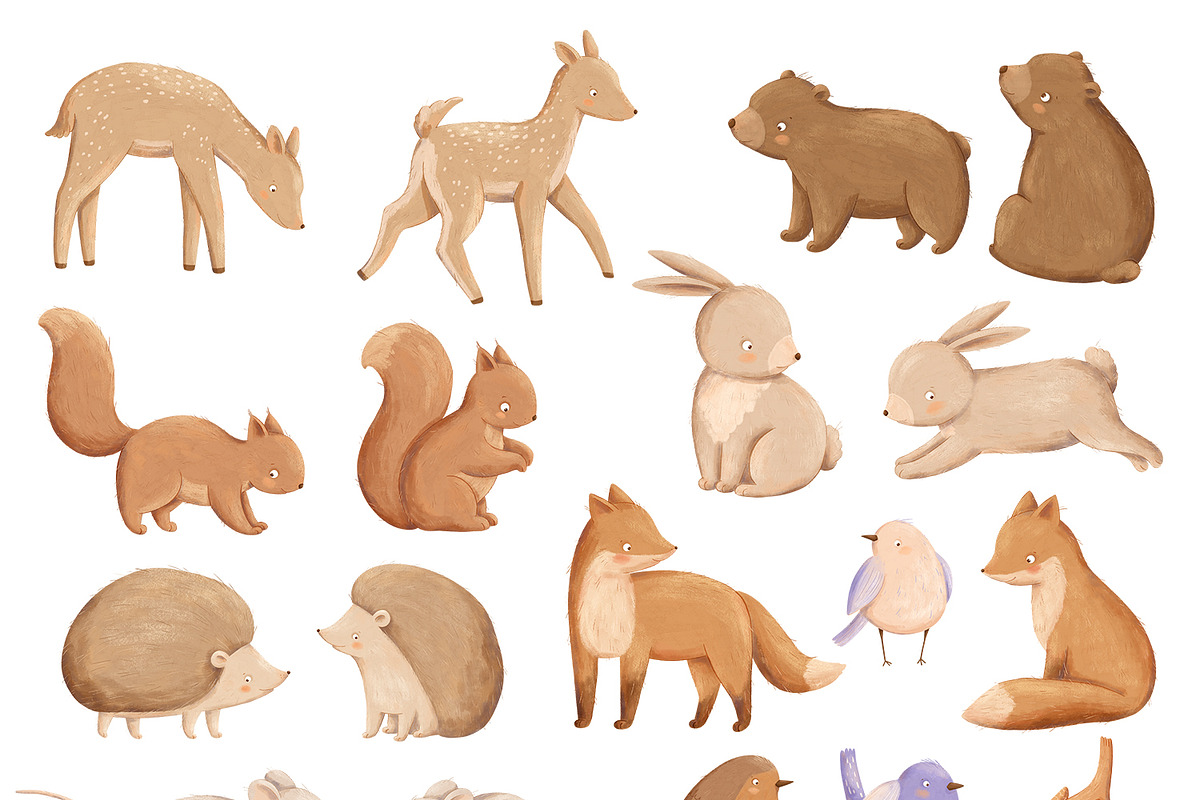 Cozy Autumn - baby clipart & pattern, a Decorative Illustration by polikarpovaart (Photo 16 of 17)