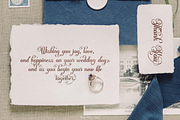 Bagundella Classic Script, a Script Font by madeDeduk (Thumbnail 5 of 8)