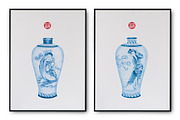 Chinese porcelain, a Pattern Graphic by Kate Demyanovska (Thumbnail 11 of 18)