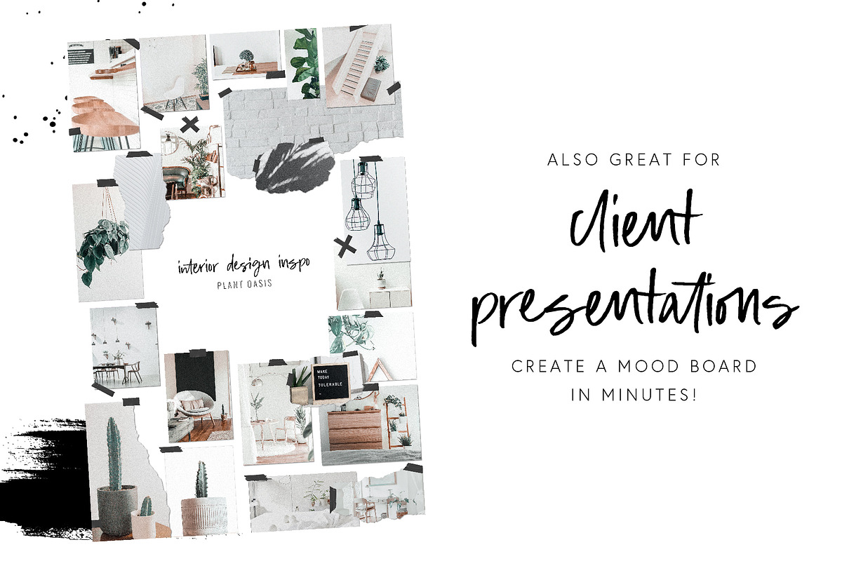 Mood Board Templates for Creatives, a Templates & Theme by 89 Golden Blvd (Photo 3 of 3)
