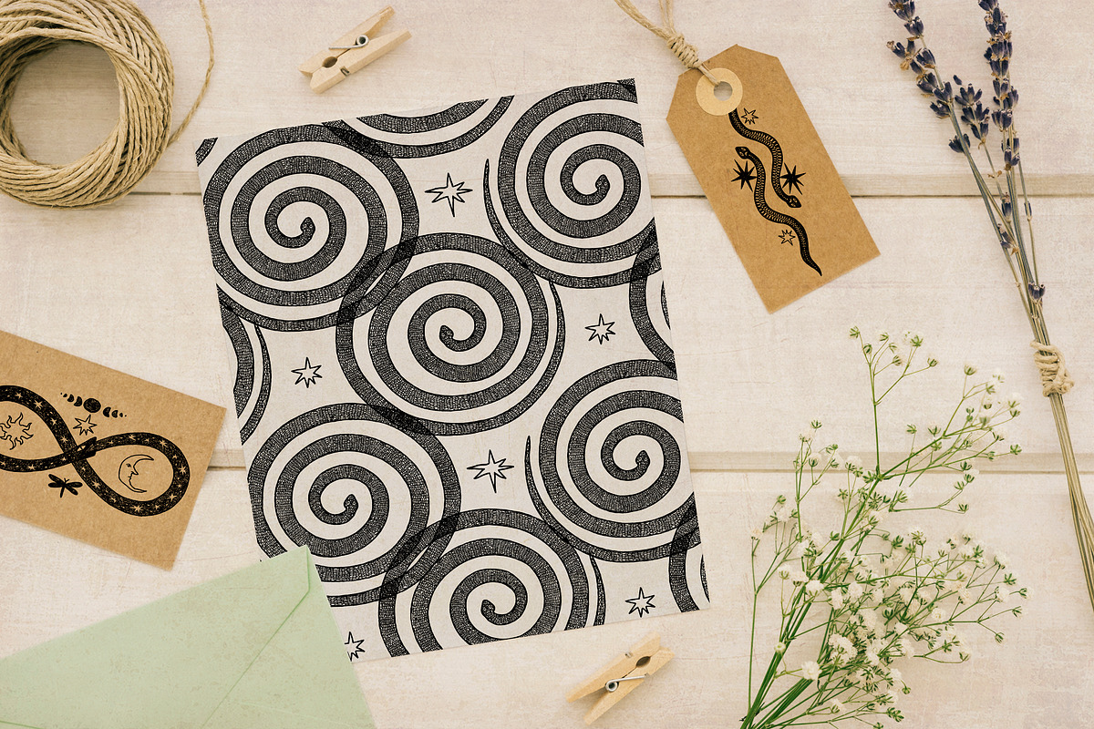 Ink Snakes Hand-drawn Set, an Animal Illustration by Ink Stories (Photo 6 of 8)