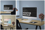 Monitor Mockup, a Wearable Device Mockup by Unerispace (Thumbnail 1 of 5)