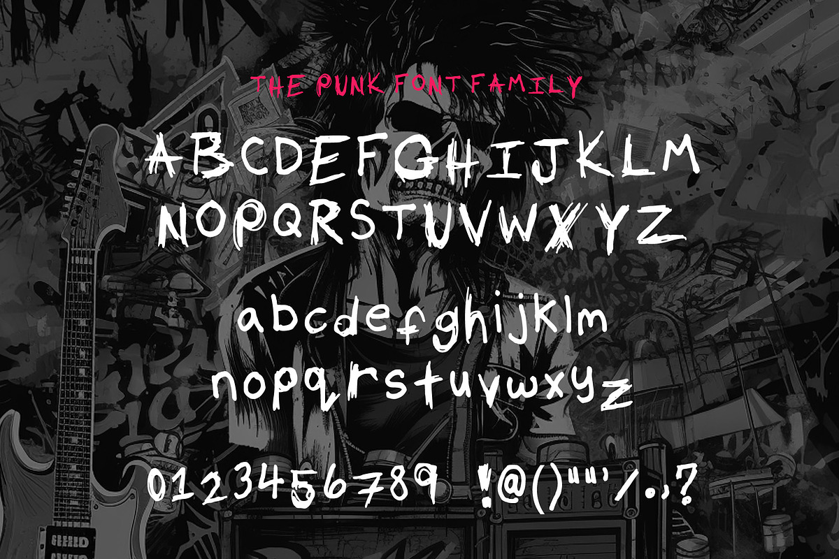 Punk, a Handwritten Font by smalldogdesign (Photo 2 of 2)