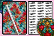 Procreate Stained Glass brushes, a Brush Add-On by Revabrush (Thumbnail 6 of 8)
