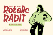 Rotalic Radit – Modern Rotalic Font