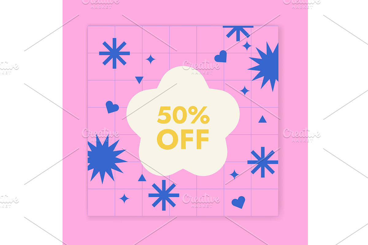Design with Graphic Memphis Element, an Illustration by the8monkey