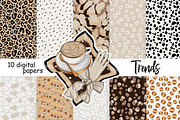 Trends Pattern, a Pattern Graphic by GlamArtZhanna (Thumbnail 1 of 3)