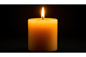 light candle flame transparent ai, an Abstract Photo by pikepicture