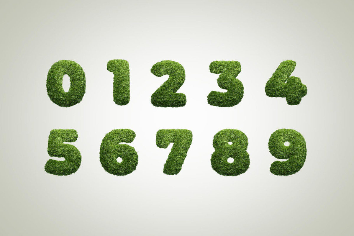 Grass Text 3D Letters Set, an Object Graphic by Kotulsky Mockups (Photo 4 of 6)
