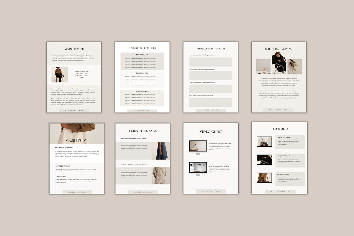 Client Services Experience Bundle, a Brochure Template by Deepa Template Studio (Photo 18 of 20)