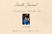 Roselle Journal | Script Font, a Script Font by Mneme (Thumbnail 9 of 10)