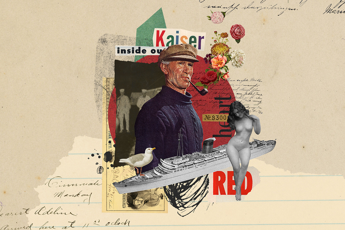 Vintage Collage Creator 1170+ Assets, an Object Graphic by Veris Studio (Photo 13 of 56)