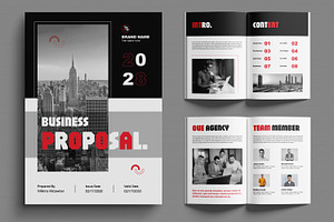 Business Proposal Template, a Brochure Template by MightyDesign