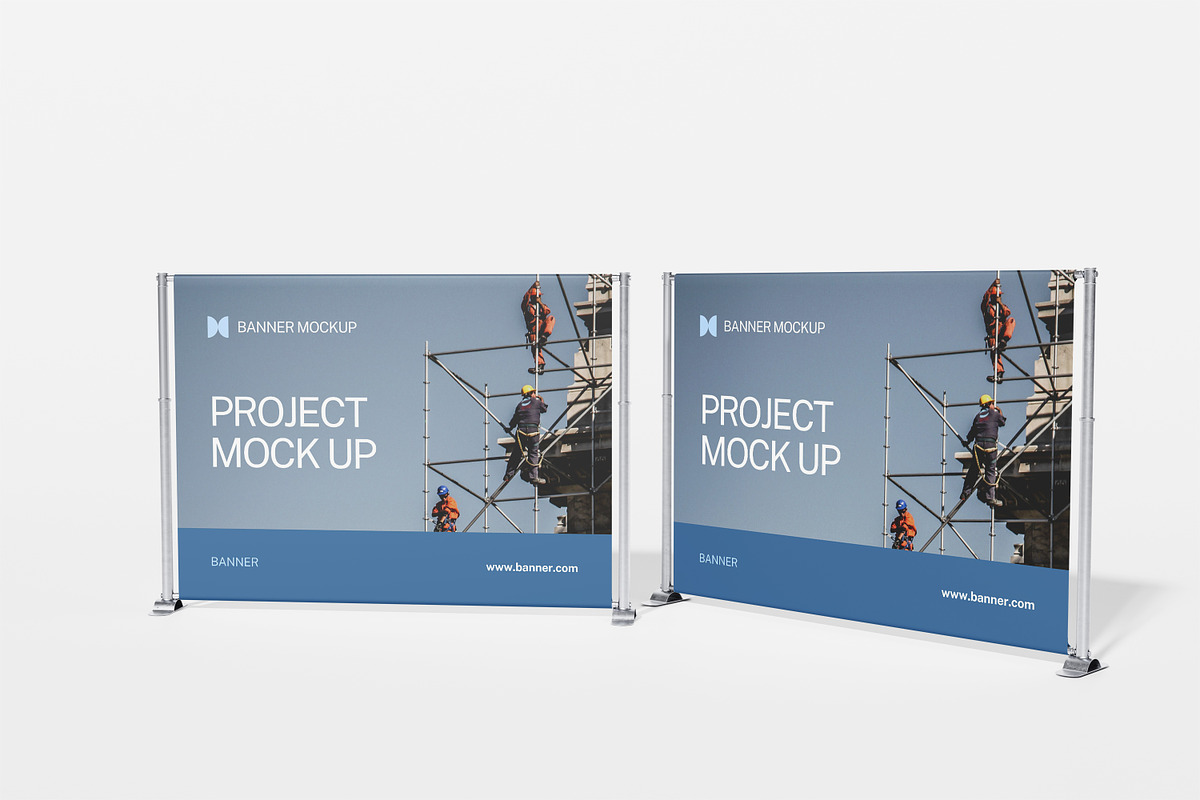 Roll Up Banner Mockup, a Business Card Template by kebunmockup (Photo 5 of 5)