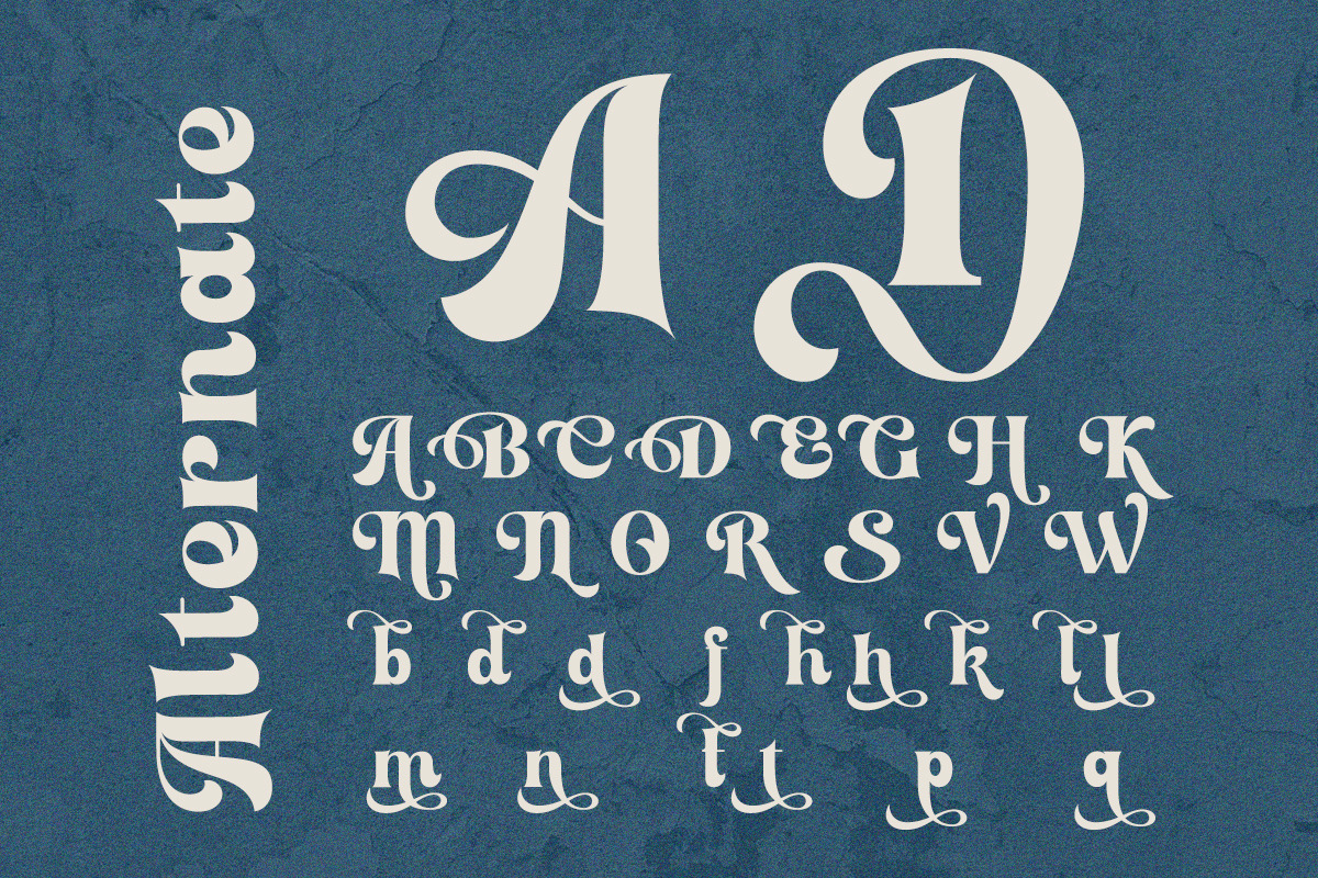 Setilver - Retro Swash Font, a Serif Font by Qweera Studio (Photo 12 of 12)