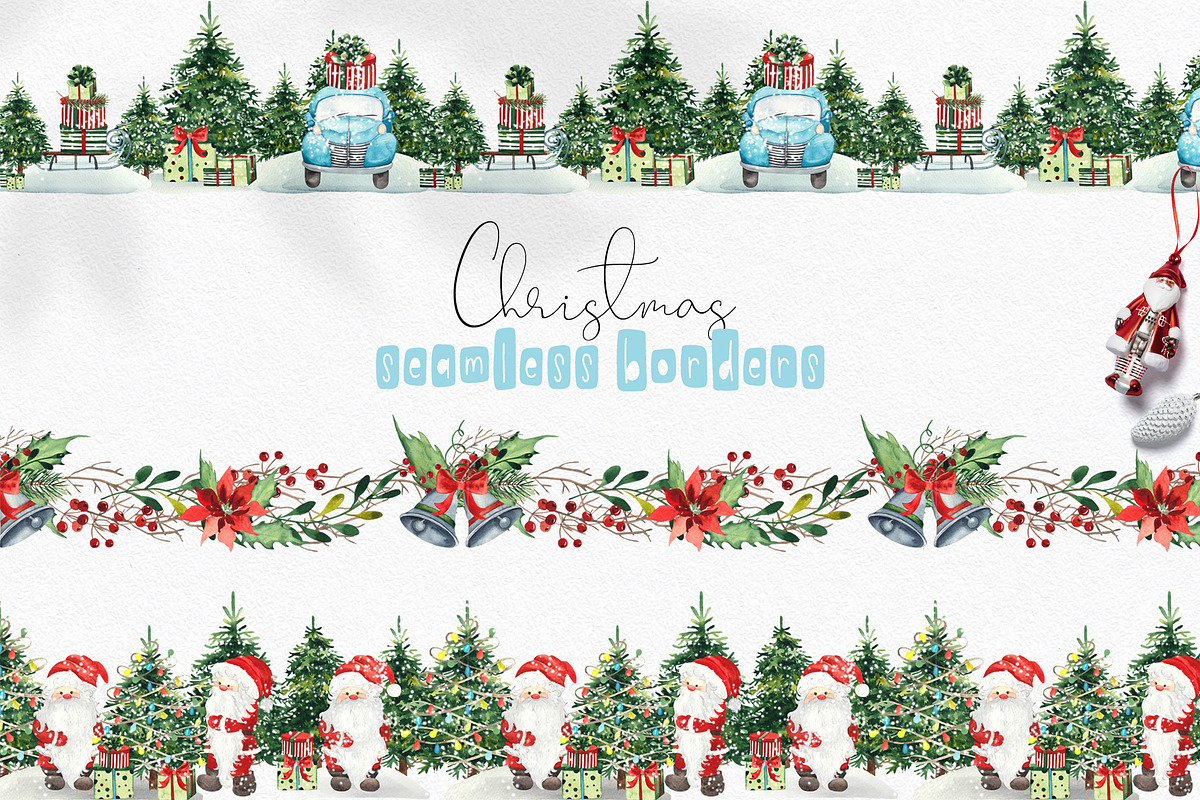 Watercolor Christmas trucks, an Object Graphic by Ana-Sakuta (Photo 2 of 19)