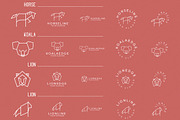 116 Geometric Animal Logos -30%, a Branding & Logo Template by VP Fonts (Thumbnail 8 of 11)