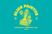 Slick Painter Logo Template, a Branding & Logo Template by Kreasi Malam (Thumbnail 4 of 4)