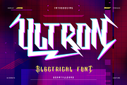 Ultron, a Sans Serif Font by Burntilldead (Thumbnail 2 of 13)