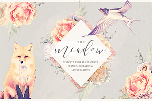 Delicate Vintage Florals
