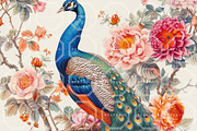 PEACOCK PARADISE, Seamless Patterns, a Texture Illustration by RefinedFantasyStudio (Thumbnail 8 of 10)