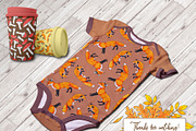 Autumn Fox forest watercolor set, an Illustration by Darka_Podarka (Thumbnail 5 of 5)