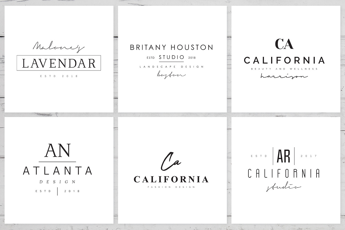 Minimal Premade Logo Bundle V02, a Branding & Logo Template by XpertgraphicD (Photo 5 of 12)