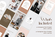 Instagram Template Bundle in CANVA, a Social Media Template by RWstudio (Thumbnail 5 of 8)