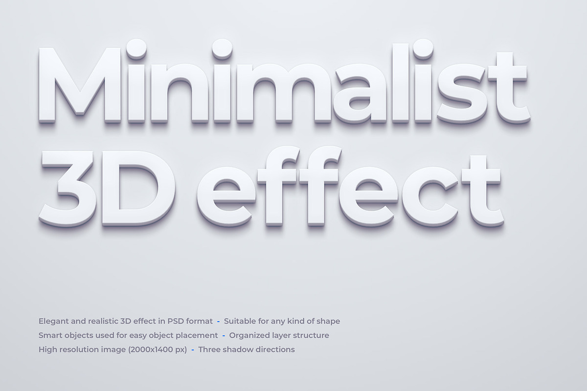 Minimalist 3D Effect