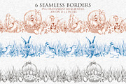 Easter Animals Hand Drawn Clipart, an Animal Illustration by InstaDesignPro (Thumbnail 6 of 14)