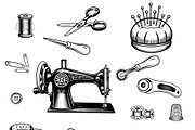Sewing machine with 18 tailoring, an Object Illustration by LogosDen (Thumbnail 3 of 3)
