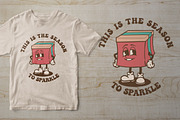 Christmas Box Vintage Cartoon, an Illustration by vectstudio (Thumbnail 4 of 5)