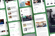 Nachricht - News Portal App Ui Kits, an UI Kit Template by Disconnect Studio (Thumbnail 5 of 6)