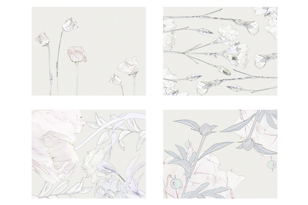 Vintage Elegant Flowers Backgrounds, an Object Graphic by CreativeFolks (Photo 6 of 11)