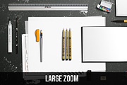 Calque Mockup Scene Creator, a Pens & Pencil Mockup by AwesomeMockups (Thumbnail 4 of 5)