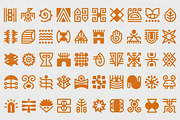Ethnic Icons Vol 3, an Outline Icon by Tekuni (Thumbnail 7 of 11)