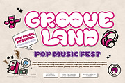 Sate Kopeng - Festival Display Font, a Font by twinstd (Thumbnail 2 of 9)