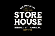 Storehouse Font + Vector shapes, a Serif Font by LeoSupply.co (Thumbnail 5 of 18)